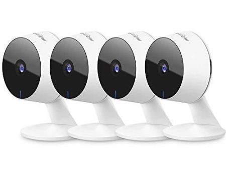 LaView Security Cameras 4pc,Home Security Camera Indoor 1080P,WiFi Cameras for Pet,Motion Detection,Two-Way Audio,Night Vision,Works with Alexa & Google Assistant,iOS & Android & Web Access,US Cloud Discount