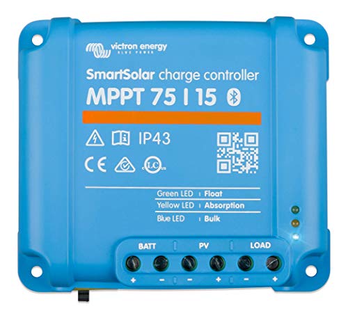 Victron SmartSolar Charge Controller with Built-in Bluetooth  MPPT 75 15  75 Volts, 15 Amps For Cheap