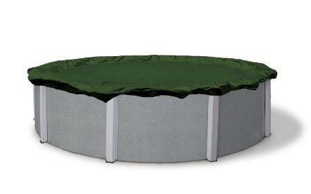 Blue Wave BWC808 12-Year 24-ft Round Above Ground Pool Winter Cover, FEET, Forest Green Online now