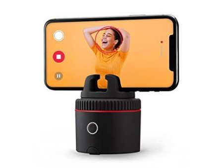 Pivo Pod Red - Auto Tracking Smartphone Interactive Content Creation Pod – 360° Hands-Free Photos or Videos – Easy Special Effects for iPhone or Android – Face, Body & Action Tracking Sale