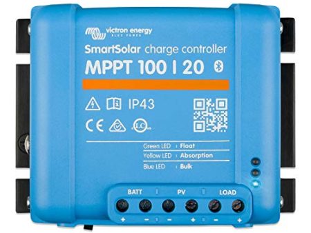 Victron Energy SmartSolar MPPT 100V 20 amp 12-24-48 Volt Solar Charge Controller (Bluetooth) Supply