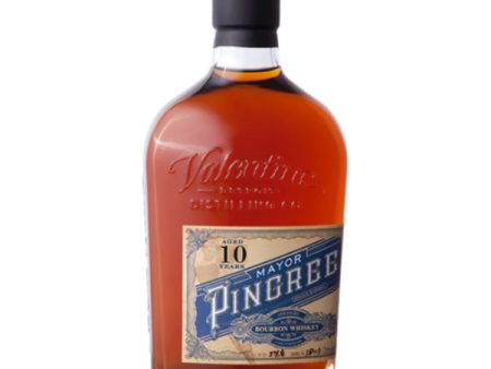 (Woods Private Barrel) Valentine Distilling  Mayor Pingree  Blue Label 10 Year Straight Bourbon Whiskey, Michigan, USA (750ml) Online Hot Sale