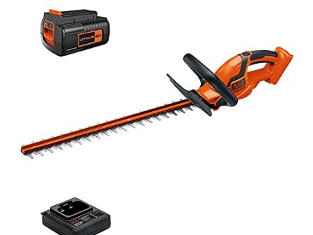 BLACK+DECKER 40V MAX Cordless Hedge Trimmer, 24-Inch (LHT2436) Online