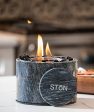 Stonhome Tabletop Fire Pit Bowl -  The Original Marble Portable Fireplace, Indoor Outdoor, Mini Fire Pit Clean Burning Real Flame for Patio Balcony, S’Mores Maker (Black) Online Sale