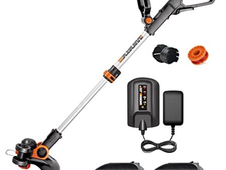 Worx WG163 GT 3.0 20V PowerShare 12  Cordless String Trimmer & Edger (Battery & Charger Included) For Sale