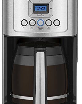 Cuisinart DCC-3200P1 PerfecTemp 14-Cup Programmable Coffeemaker with Glass Carafe, Stainless Steel For Cheap