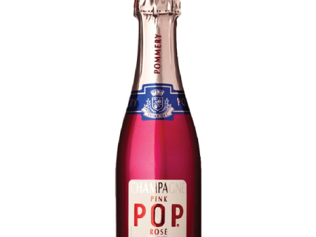 NV Pommery Pink POP Rose, Champagne, France (187ml QUARTER BOTTLES) For Sale