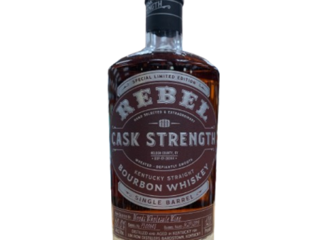 (Woods Private Barrel) Rebel Cask Strength Single Barrel Kentucky Straight Bourbon Whiskey, Kentucky, USA (750ml) Online Hot Sale