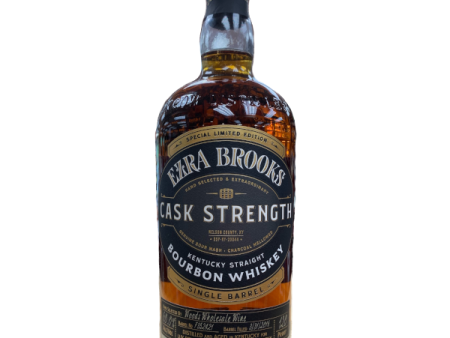 (Woods Private Barrel) Ezra Brooks Cask Strength Single Barrel Kentucky Straight Bourbon Whiskey, Kentucky, USA (750ml) For Sale