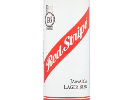 (24pk cans)-Red Stripe Lager Beer, Jamaica (16oz) For Sale