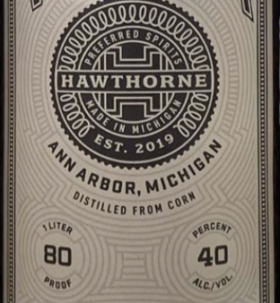 Ann Arbor Distilling Hawthorne Vodka, Michigan, USA (1L) Cheap